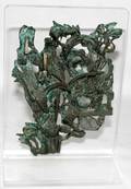 071085 BRONZE FRAGMENT 75x55 ON PLEXIGLAS