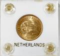 090142 QUEEN WILHEMENIA GOLD COIN KONINGIN