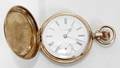 090139 R LANNIER GOLD PLATE LADYS POCKET WATCH