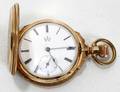 090132 COLUMBUS WATCH 12157 14K GOLD POCKET WATCH
