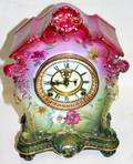 090117 ANSONIA OF NEW YORK PORCELAIN MANTLE CLOCK