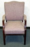 081159 CHIPPENDALE STYLE MAHOGANY ARMCHAIR