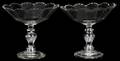 WATERFORD CRYSTAL COMPOTES C 1810 PAIR
