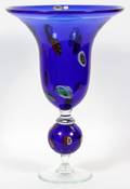 MAESTRI VETRAI ITALIAN COBALT GLASS VASE