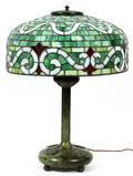 TIFFANY STUDIOS BRONZE TABLE LAMP BASE