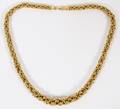 18KT YELLOW GOLD BYZANTINE NECKLACE