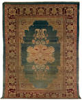 Roomsize Agra rug ca 1900