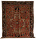 Roomsize Heriz rug late 19th c