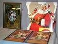 080190 PEPSI SANTA EASEL DISPLAYS GIBSON GIRL PIECES
