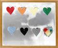 072131 JIM DINE LITHOGRAPH 1970 EIGHT HEARTS