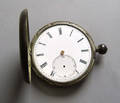 English silver pocket watch inscribed Hanos No 58181 JF Cooper