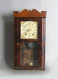 Empire mahogany mantle clock by Jonathan Frost
