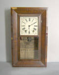 C Boardman Empire mahogany mantle clock