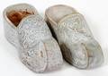 CHINESE CARVED JADE SHOES TWO