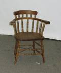 080240 AMERICAN SPINDLE BACK ARM CHAIR C1920