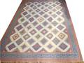 INDIAN DHURRIE HAND WOVEN WOOL RUG