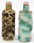 CHINESE PORCELAIN SNUFF BOTTLES TWO