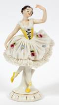 GERMAN PORCELAIN BALLERINA