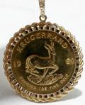 090259 1981 SAFRICA GOLD KRUGERRAND AS PENDANT