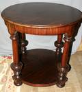 090237 EMPIRE STYLE MAHOGANY PARLOR TABLE C1920
