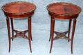 090233 VICTORIAN STYLE MAHOGANY LAMP TABLES C1930
