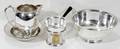 081254 SILVER PLATE PITCHER WARMER  TWO BOWLS