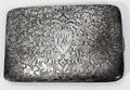 081249 AMERICAN HANDCHASED STERLING HINGED CASE
