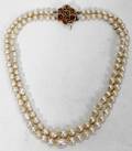 071257 BAROQUE PEARL DOUBLESTRAND NECKLACE L 145