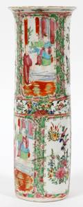 CHINESE EXPORT ROSE MEDALLION PORCELAIN VASE