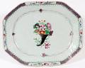 CHINESE EXPORT PORCELAIN PLATTER LATE 18TH C