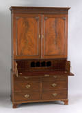 George III mahogany butlers press ca 1760