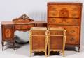JOERNS SATINWOOD AND INLAID BEDROOM SET C1920