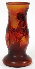 GALLE STYLE CAMEO GLASS VASE