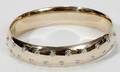 082205 1CT LA TUA DIAMOND  GOLD BANGLE BRACELET