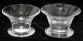 072263 STEUBEN CRYSTAL FOOTED FINGER BOWLS SET OF 6