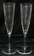 072260 CRYSTAL CHAMPAGNE FLUTES SET OF TEN H 95