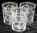 072256 GERMAN ENGRAVED VASES C 1920 THREE H 5