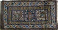 Kazak throw rug ca 1910