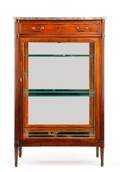 French Directoire Style Lighted Vitrine 19th C