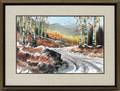 ROY KERSWILL WATERCOLOR AMONG THE MOOSE