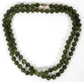 8MM GREEN JADE BEAD NECKLACE