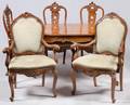 FRENCH STYLE SATINWOOD DINING ROOM SET C 1920