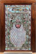 MULTI COLORED STAINED GLASS WINDOW 1880