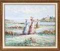 M FAIRWAY OIL ON CANVAS LADIES BY LAKE