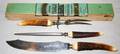 080348 E M DICKENSON BONE  STAINLESS CARVING SET