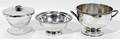 080342 CRAFTON  INTL SILVERPLATE BOWL  CRYSTAL BOWL