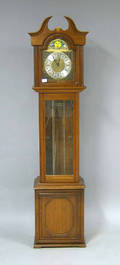 Daneker Williamsburg cherry tall clock
