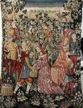 FRENCH LOOMED TAPESTRY HARVEST SCENE