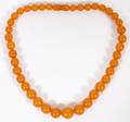 1018MM AMBER BEAD NECKLACE