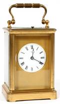 WORDLEY FRENCH BRONZE CARRIAGE CLOCK